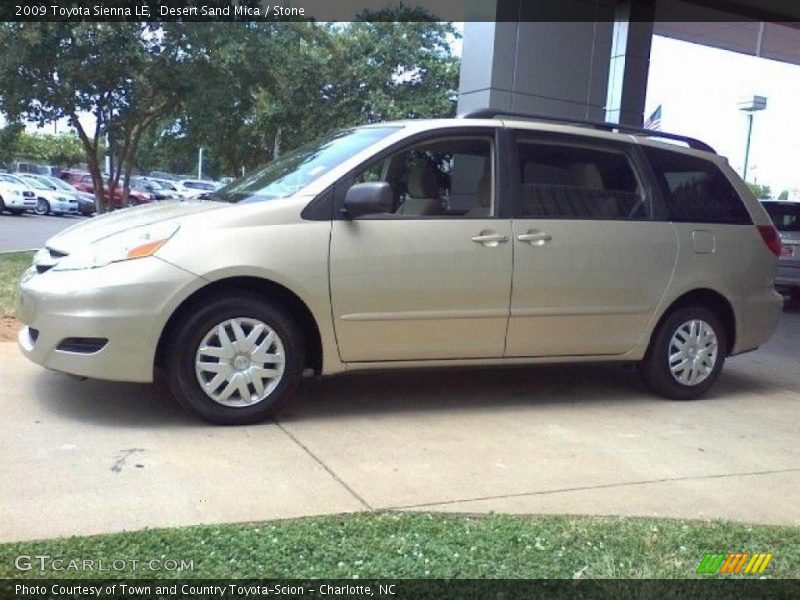 Desert Sand Mica / Stone 2009 Toyota Sienna LE
