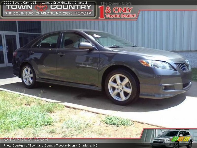 Magnetic Gray Metallic / Charcoal 2009 Toyota Camry SE