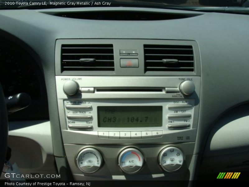 Magnetic Gray Metallic / Ash Gray 2010 Toyota Camry LE