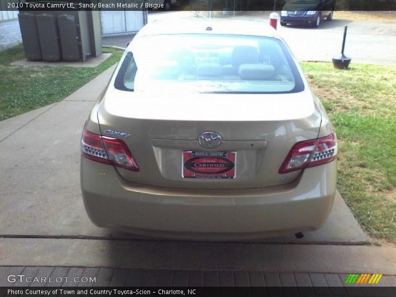 Sandy Beach Metallic / Bisque 2010 Toyota Camry LE