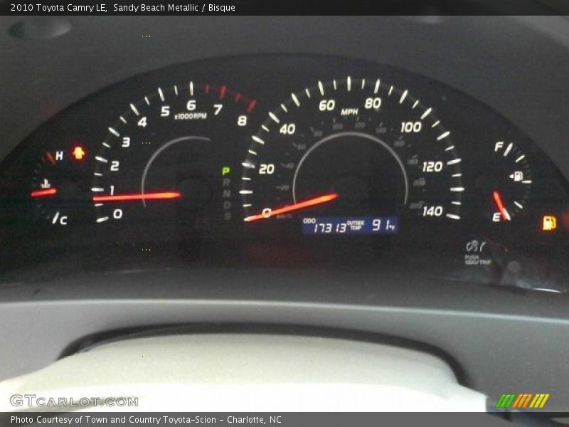 Sandy Beach Metallic / Bisque 2010 Toyota Camry LE