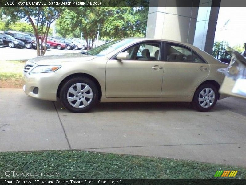 Sandy Beach Metallic / Bisque 2010 Toyota Camry LE