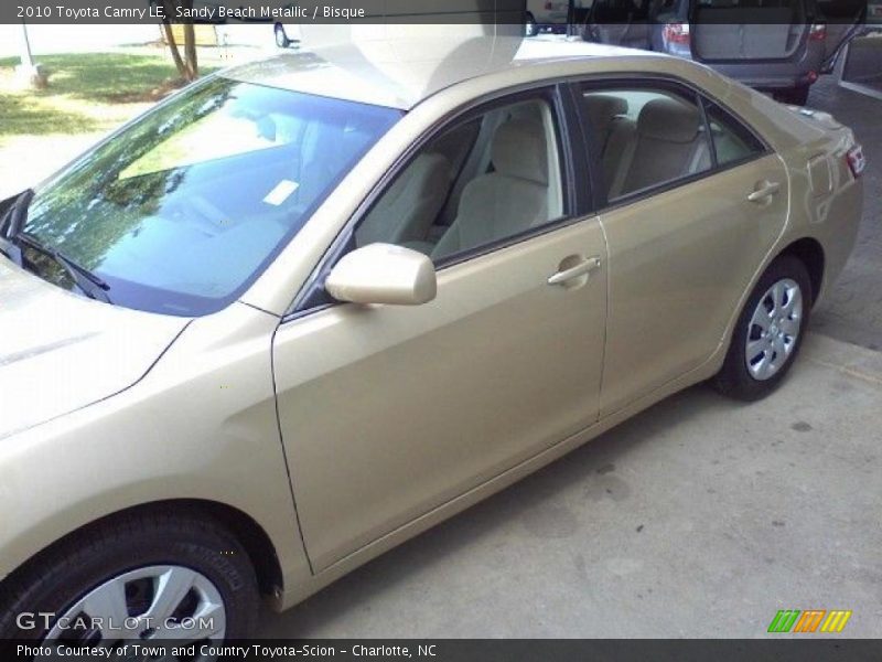 Sandy Beach Metallic / Bisque 2010 Toyota Camry LE
