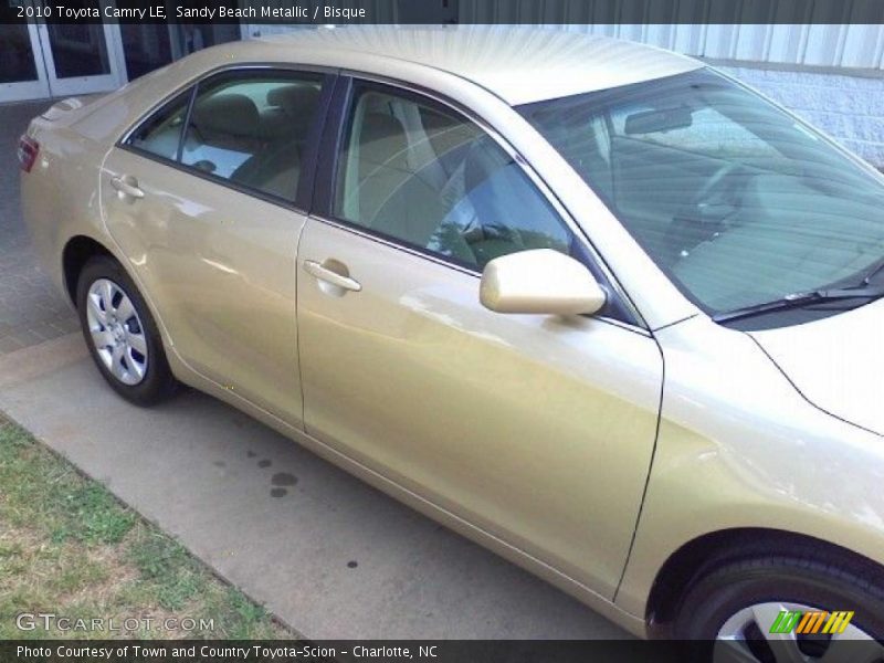 Sandy Beach Metallic / Bisque 2010 Toyota Camry LE