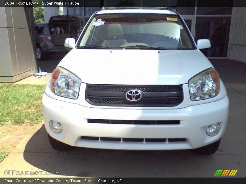 Super White / Taupe 2004 Toyota RAV4