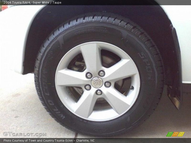 Super White / Taupe 2004 Toyota RAV4