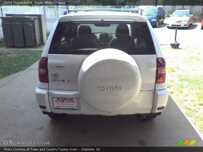 Super White / Taupe 2004 Toyota RAV4