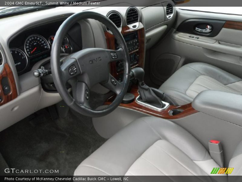 Summit White / Medium Pewter 2004 GMC Envoy SLT