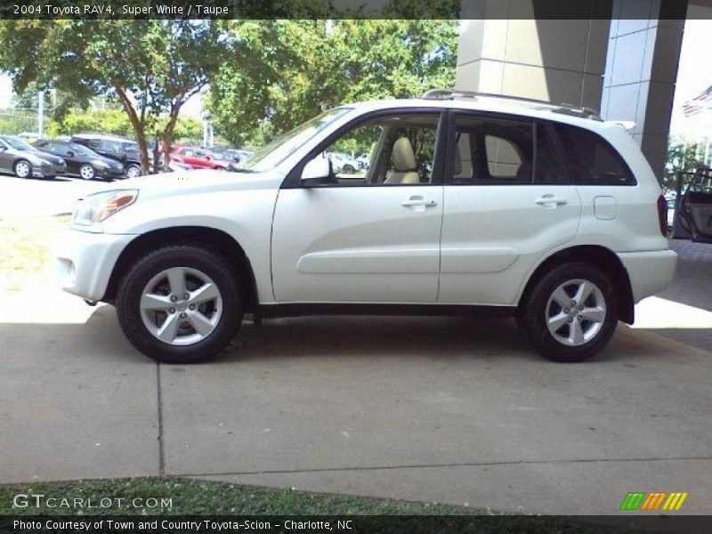 Super White / Taupe 2004 Toyota RAV4