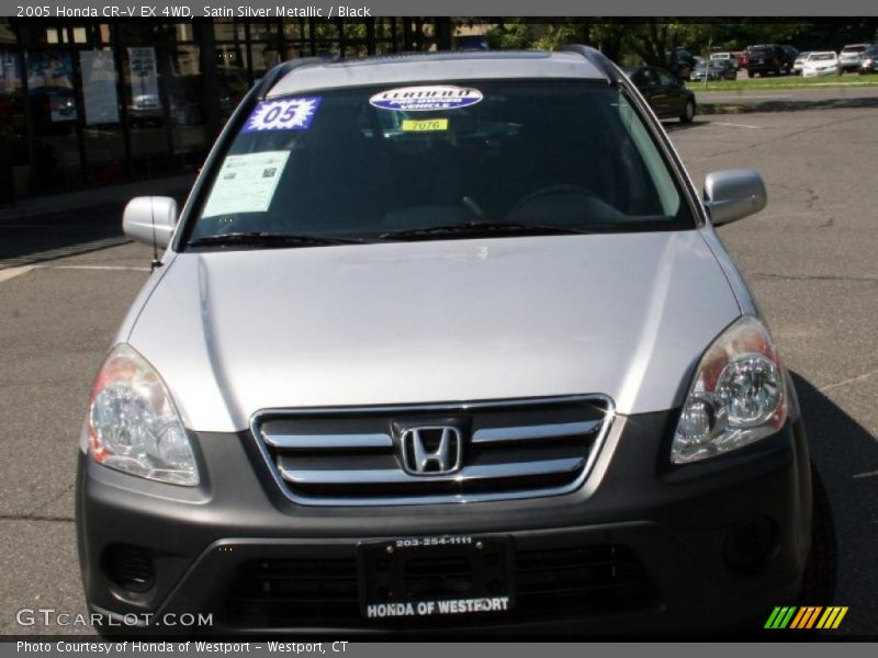 Satin Silver Metallic / Black 2005 Honda CR-V EX 4WD