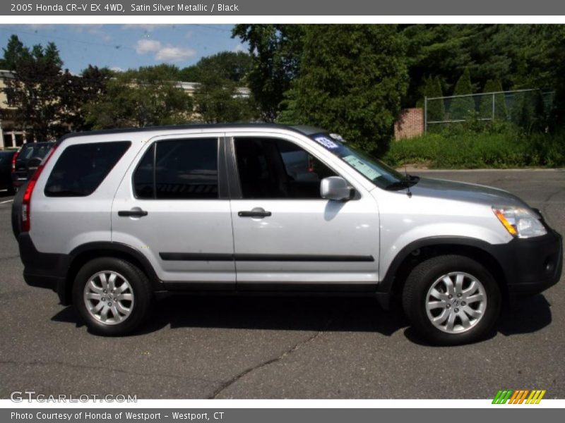 Satin Silver Metallic / Black 2005 Honda CR-V EX 4WD