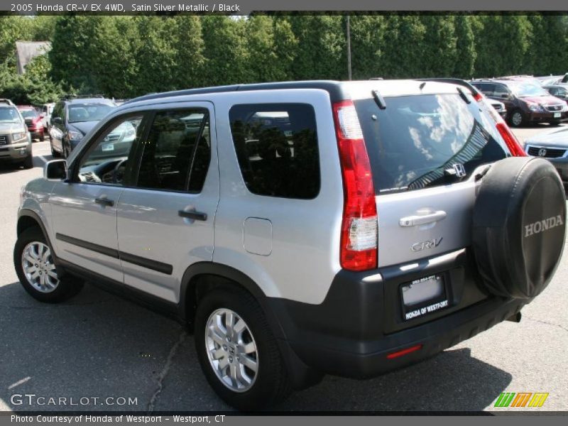 Satin Silver Metallic / Black 2005 Honda CR-V EX 4WD