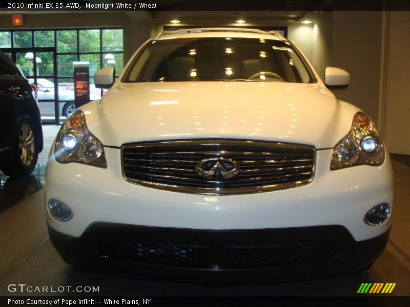 Moonlight White / Wheat 2010 Infiniti EX 35 AWD