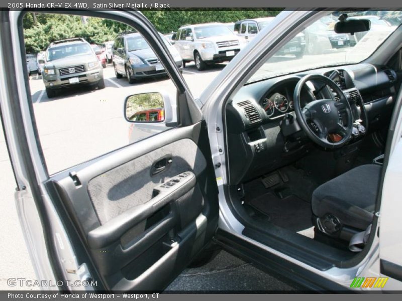 Satin Silver Metallic / Black 2005 Honda CR-V EX 4WD