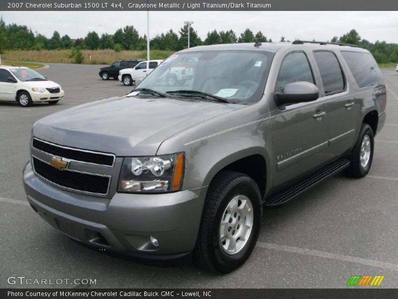 Graystone Metallic / Light Titanium/Dark Titanium 2007 Chevrolet Suburban 1500 LT 4x4