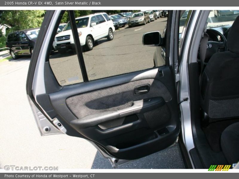 Satin Silver Metallic / Black 2005 Honda CR-V EX 4WD