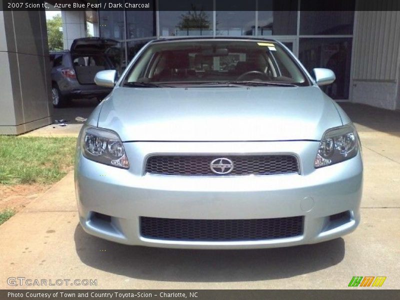 Azure Blue Pearl / Dark Charcoal 2007 Scion tC