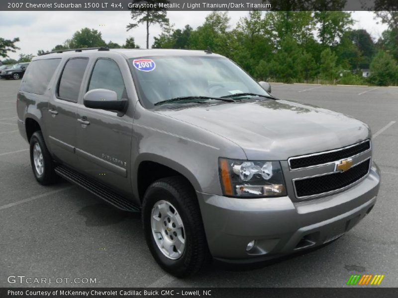 Graystone Metallic / Light Titanium/Dark Titanium 2007 Chevrolet Suburban 1500 LT 4x4