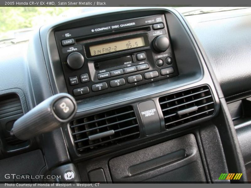 Satin Silver Metallic / Black 2005 Honda CR-V EX 4WD