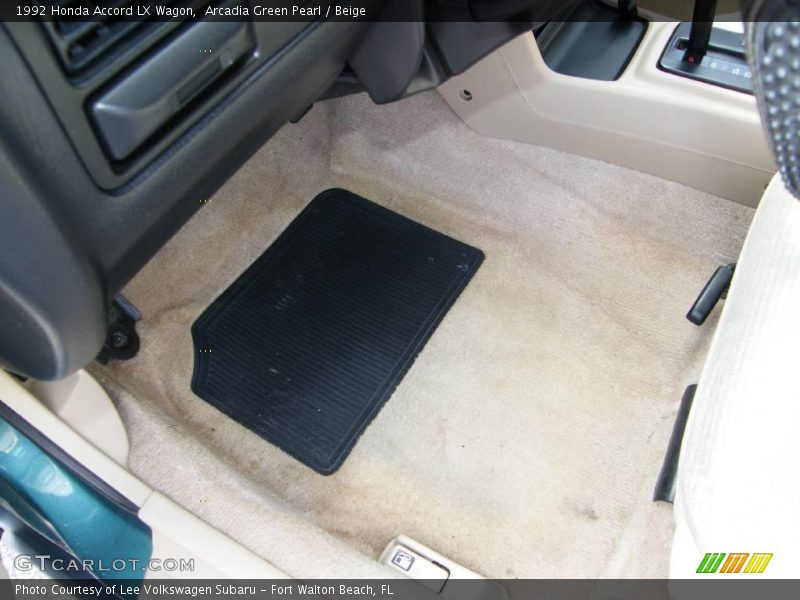 Arcadia Green Pearl / Beige 1992 Honda Accord LX Wagon