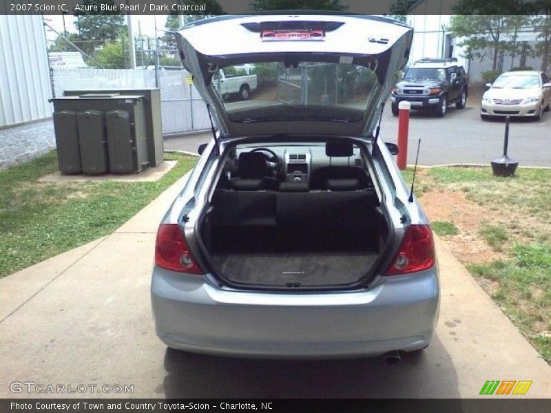 Azure Blue Pearl / Dark Charcoal 2007 Scion tC