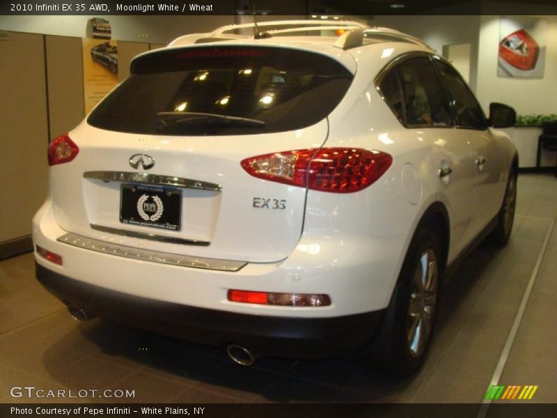 Moonlight White / Wheat 2010 Infiniti EX 35 AWD