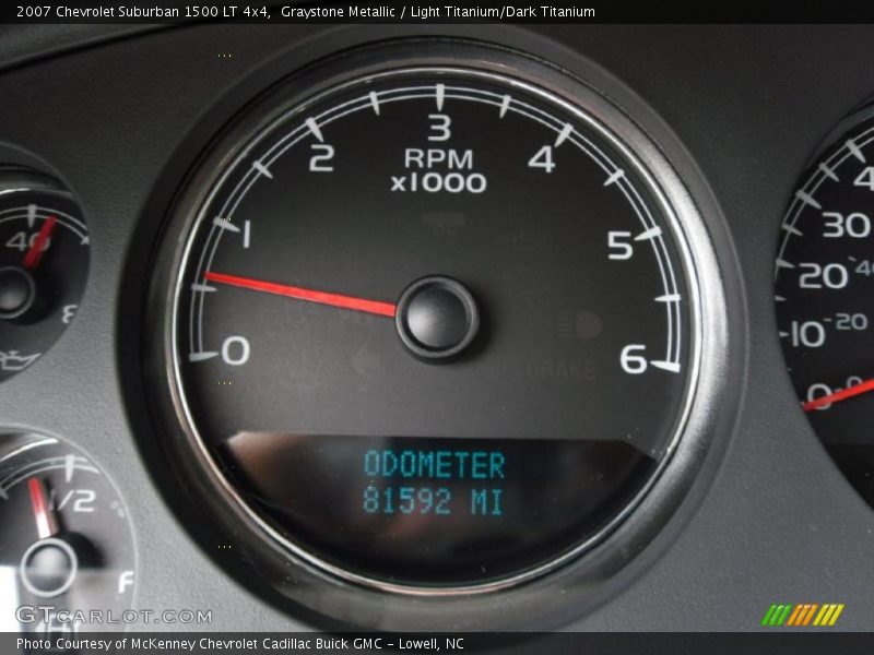 Graystone Metallic / Light Titanium/Dark Titanium 2007 Chevrolet Suburban 1500 LT 4x4