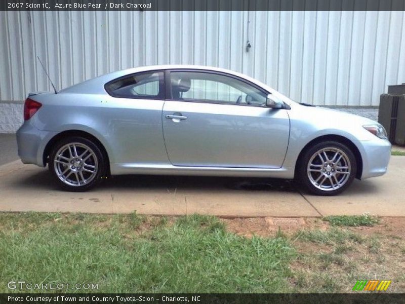 Azure Blue Pearl / Dark Charcoal 2007 Scion tC