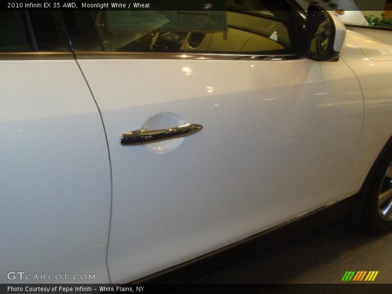 Moonlight White / Wheat 2010 Infiniti EX 35 AWD