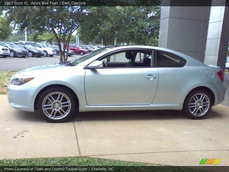 Azure Blue Pearl / Dark Charcoal 2007 Scion tC