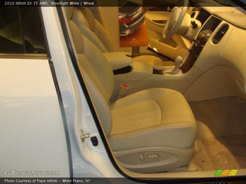 Moonlight White / Wheat 2010 Infiniti EX 35 AWD