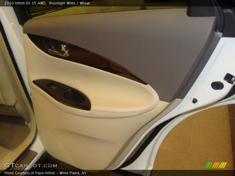 Moonlight White / Wheat 2010 Infiniti EX 35 AWD