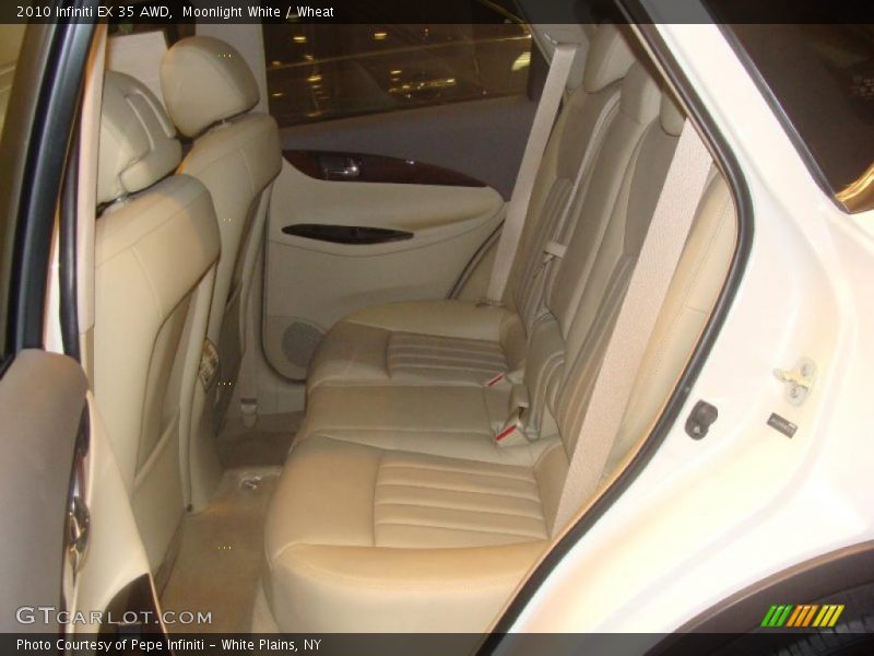 Moonlight White / Wheat 2010 Infiniti EX 35 AWD