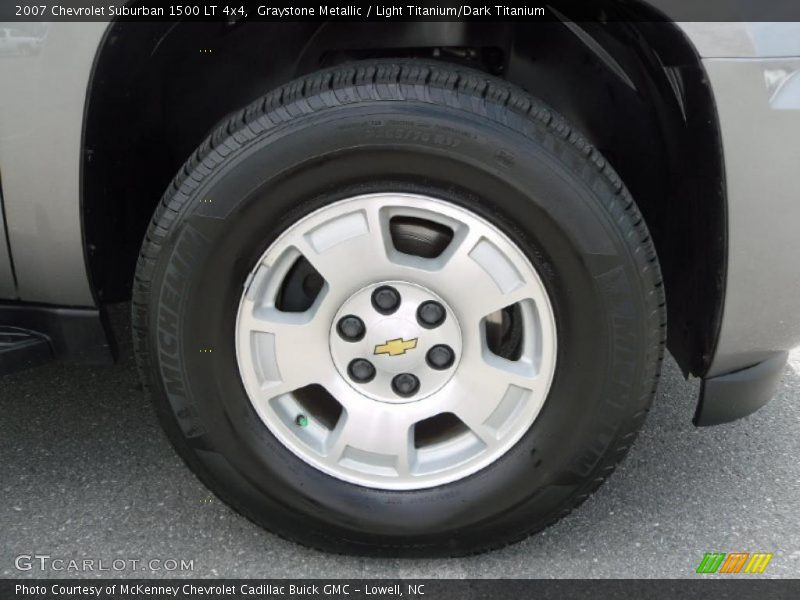 Graystone Metallic / Light Titanium/Dark Titanium 2007 Chevrolet Suburban 1500 LT 4x4