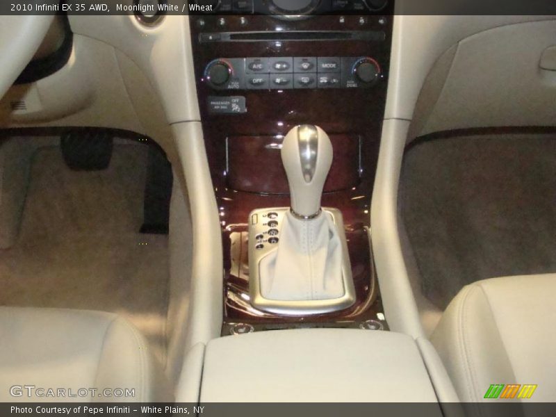 Moonlight White / Wheat 2010 Infiniti EX 35 AWD