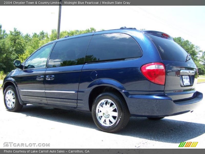 Midnight Blue Pearlcoat / Medium Slate Gray 2004 Chrysler Town & Country Limited