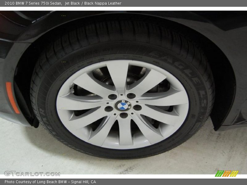 Jet Black / Black Nappa Leather 2010 BMW 7 Series 750i Sedan