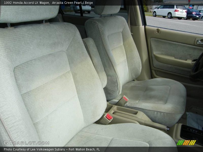Arcadia Green Pearl / Beige 1992 Honda Accord LX Wagon