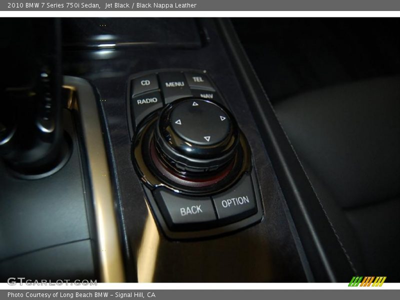 Jet Black / Black Nappa Leather 2010 BMW 7 Series 750i Sedan