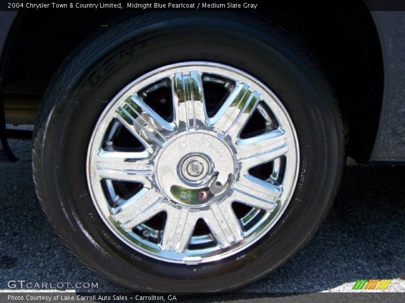 Midnight Blue Pearlcoat / Medium Slate Gray 2004 Chrysler Town & Country Limited