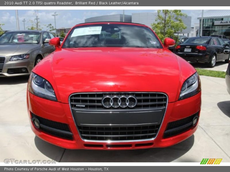 Brilliant Red / Black Leather/Alcantara 2010 Audi TT 2.0 TFSI quattro Roadster