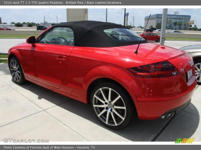 Brilliant Red / Black Leather/Alcantara 2010 Audi TT 2.0 TFSI quattro Roadster