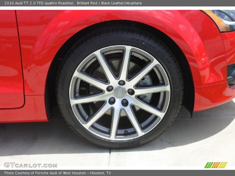 Brilliant Red / Black Leather/Alcantara 2010 Audi TT 2.0 TFSI quattro Roadster