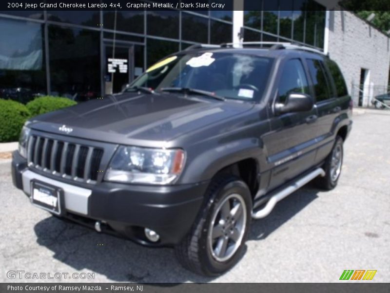Graphite Metallic / Dark Slate Gray 2004 Jeep Grand Cherokee Laredo 4x4