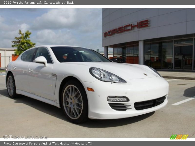 Carrara White / Black 2010 Porsche Panamera S