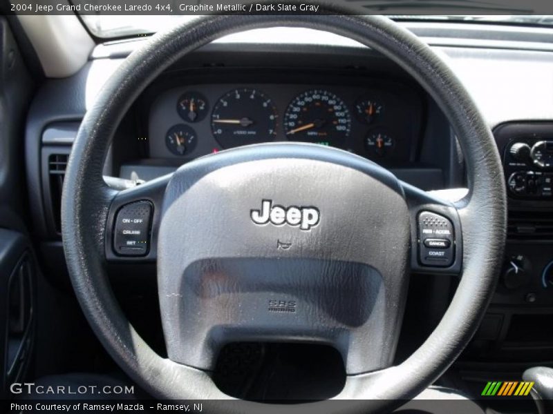 Graphite Metallic / Dark Slate Gray 2004 Jeep Grand Cherokee Laredo 4x4