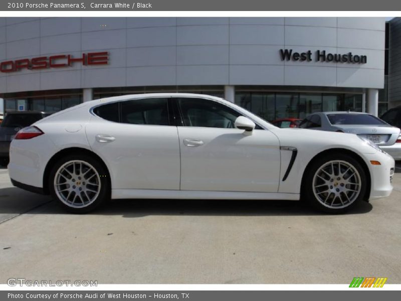 Carrara White / Black 2010 Porsche Panamera S