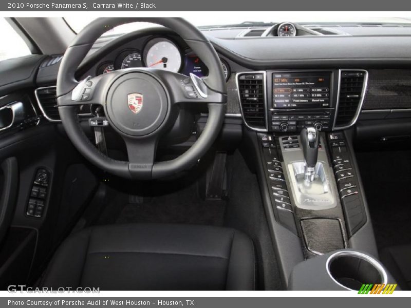 Carrara White / Black 2010 Porsche Panamera S