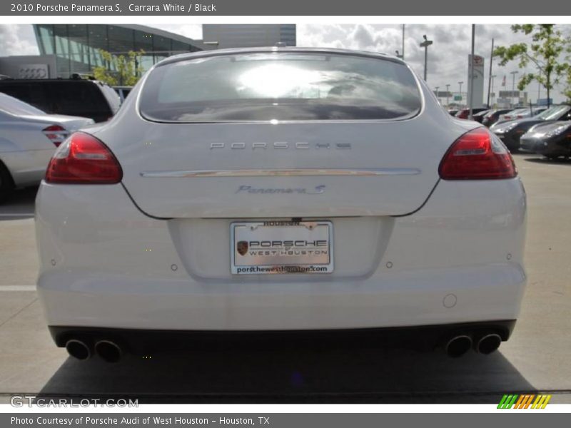 Carrara White / Black 2010 Porsche Panamera S