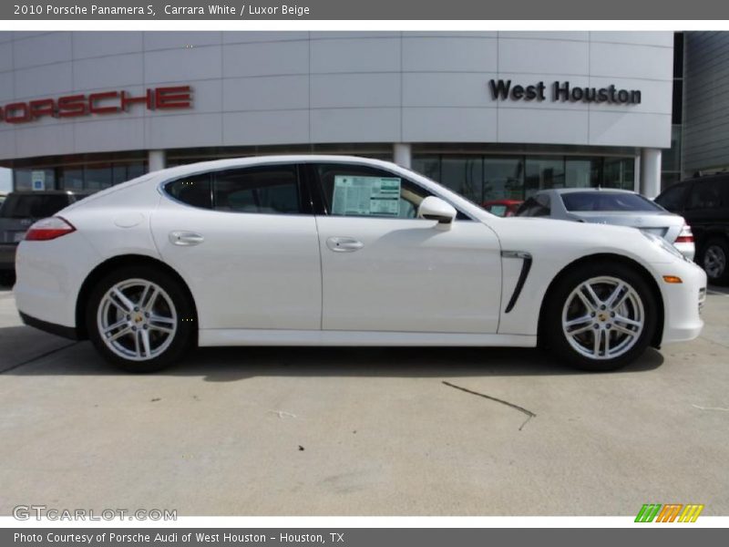 Carrara White / Luxor Beige 2010 Porsche Panamera S